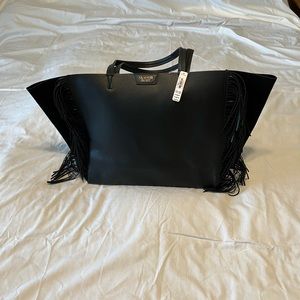 Victoria Secret Black Large Tote Bag NWOT
